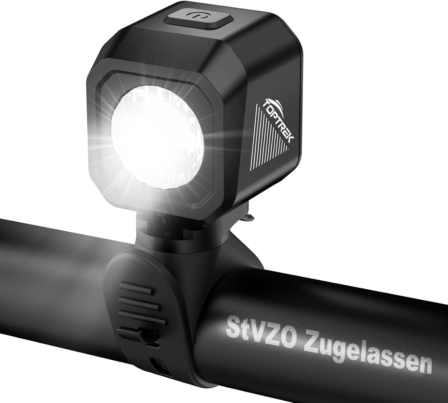 toptrek Fahrradlicht Vorne 5-8h Akkulaufzeit StVZO Fahrradlampe Vorne
