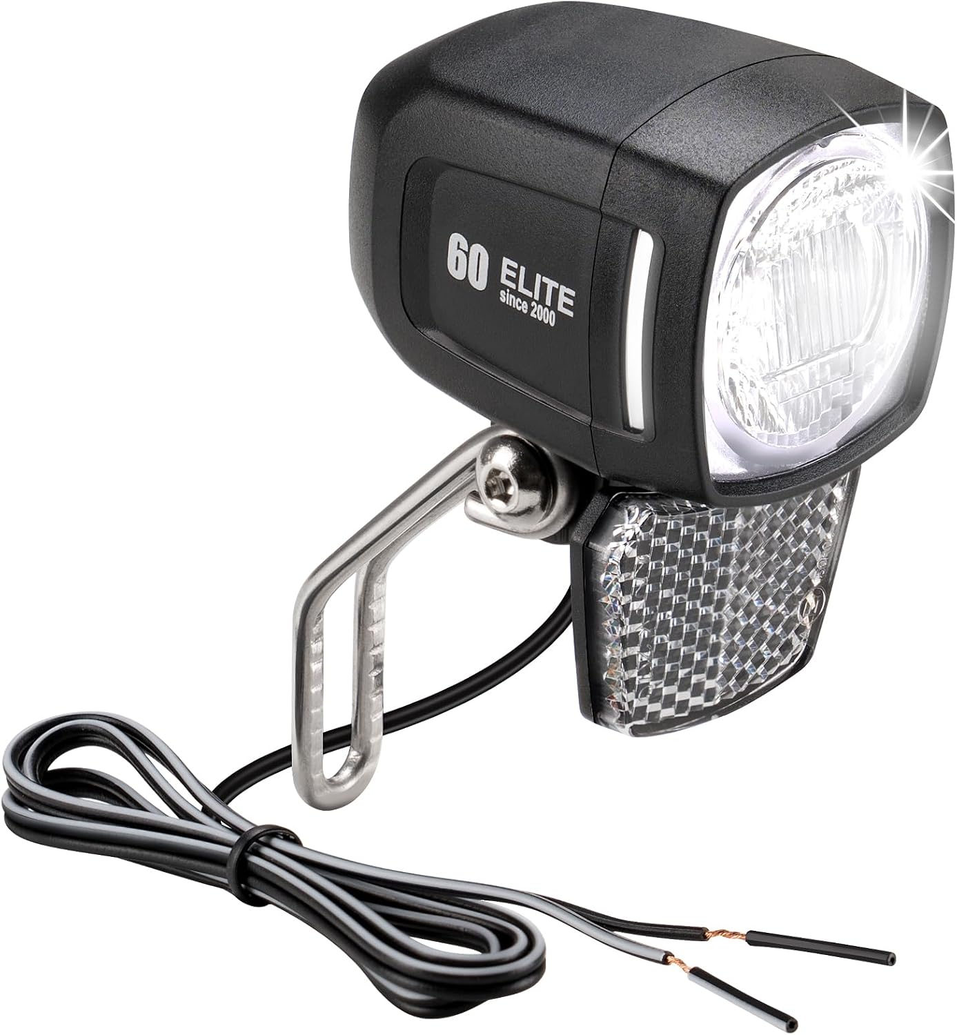 LED Fahrradlicht Vorne, StVZO Zulassung, 30-120 LUX Frontlicht
