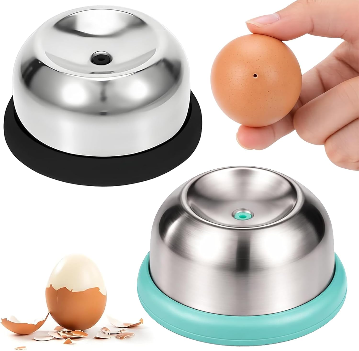 2 Stück Eipicker Edelstahl Chick Egg, Eieröffner Mit Eierstecher