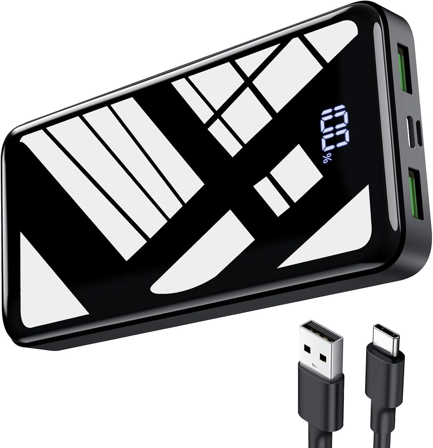 Power Bank 27000mAh, 22,5W PD20W USB-C Powerbank Externer Handyakkus