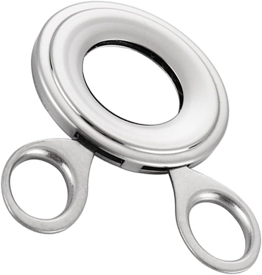 UKCOCO Edelstahl Eierschalenöffner und Separator Ergonomischer Eierschneider für Einfaches und Schnelles Öffnen von Gekochten Eiern Platzsparendes Manuelles Küchenwerkzeug
