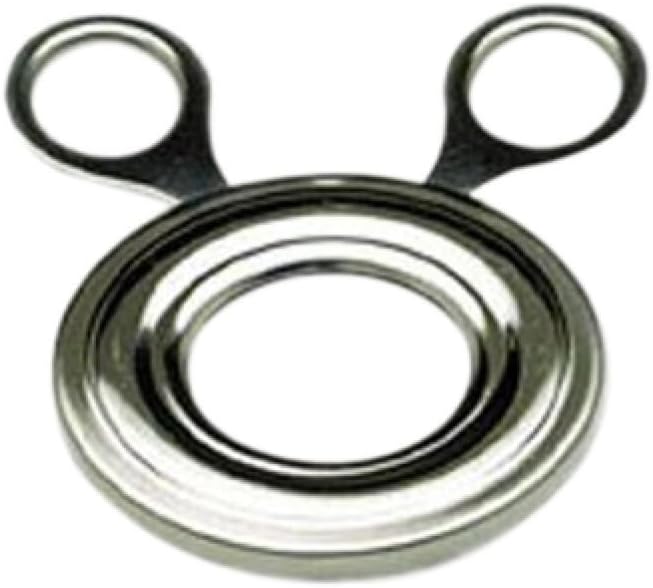 Eierschneider aus Edelstahl Silber, Eieraufsatzschneider