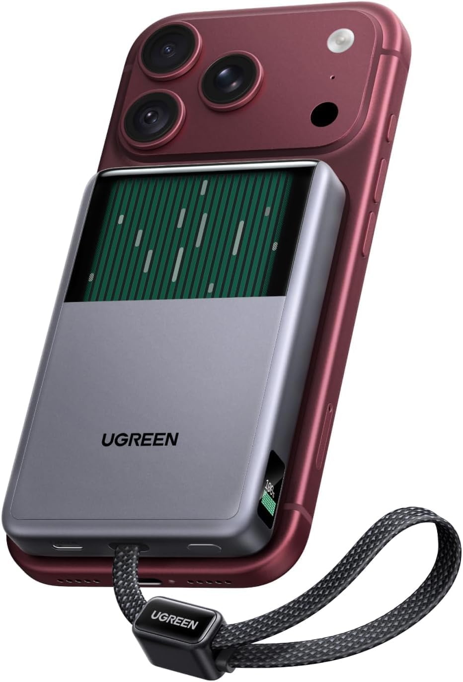 UGREEN MagFlow Pro 10000mAh Qi2 25W Powerbank Magsafe mit USB-C 45W