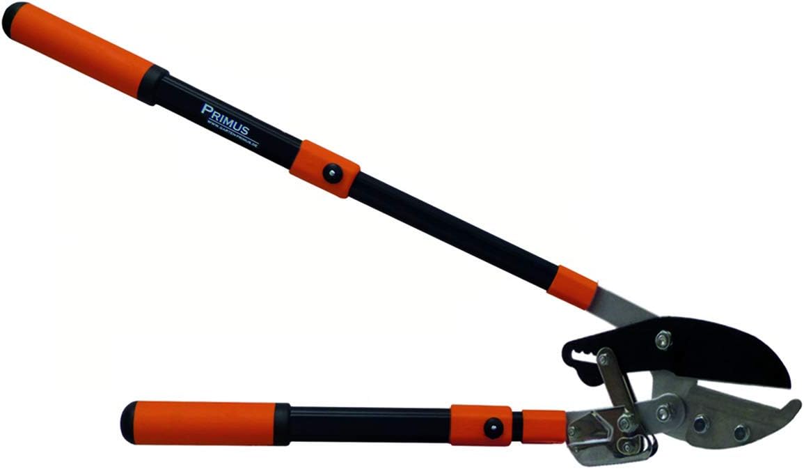 Garten Primus Astschere, Astamboss - Ratschenschere, schwarz / orange, 67 x 28 x 3,5 cm, 01100