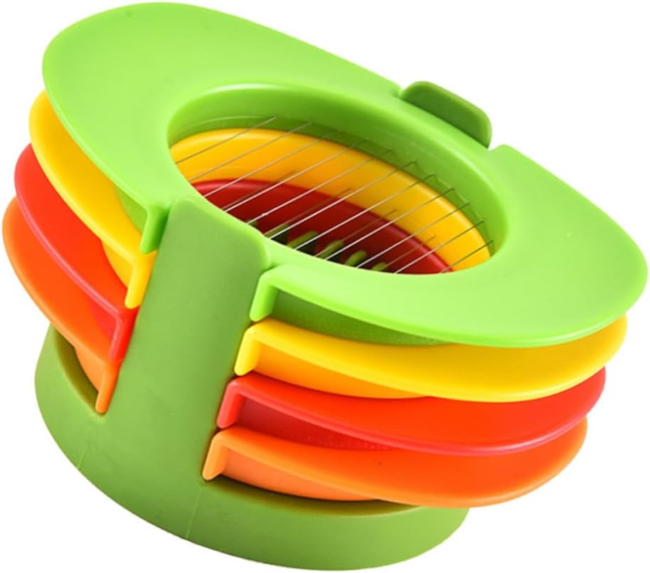 Eierschneider mit Basis Halter aus Edelstahl 4-in-1
