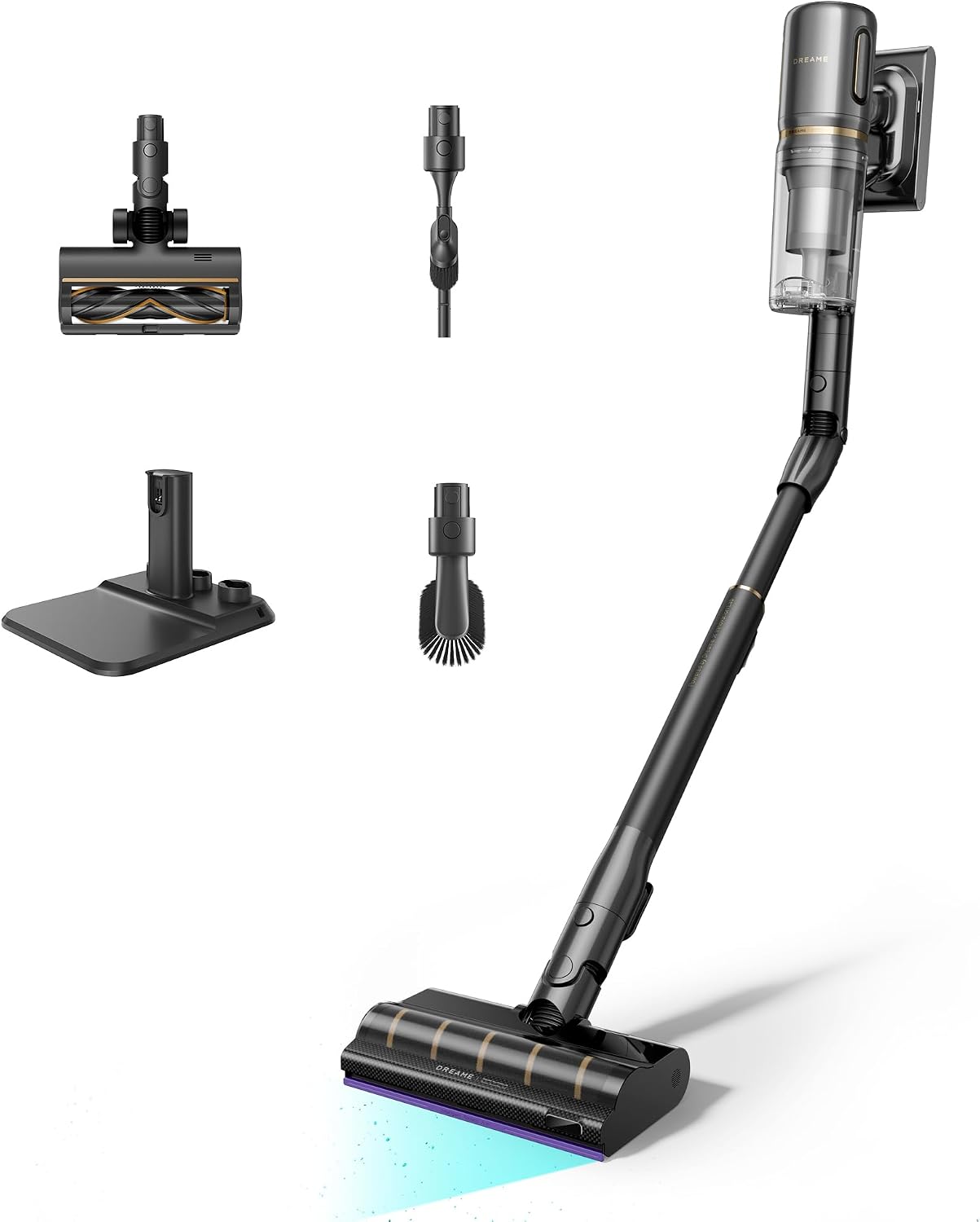 dreame V20 Pro-A Akku Staubsauger, 0 mm Kantenreinigung, 24000Pa/210AW