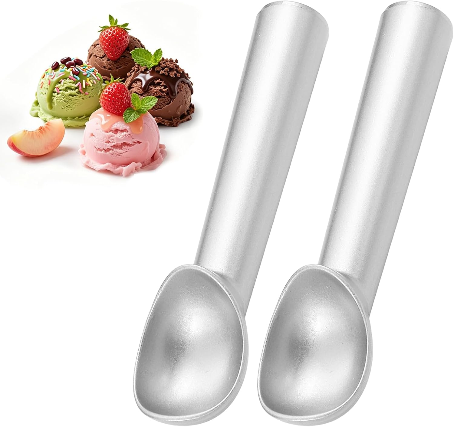 Eisportionierer Eislöffel Portionierer 2 Stück