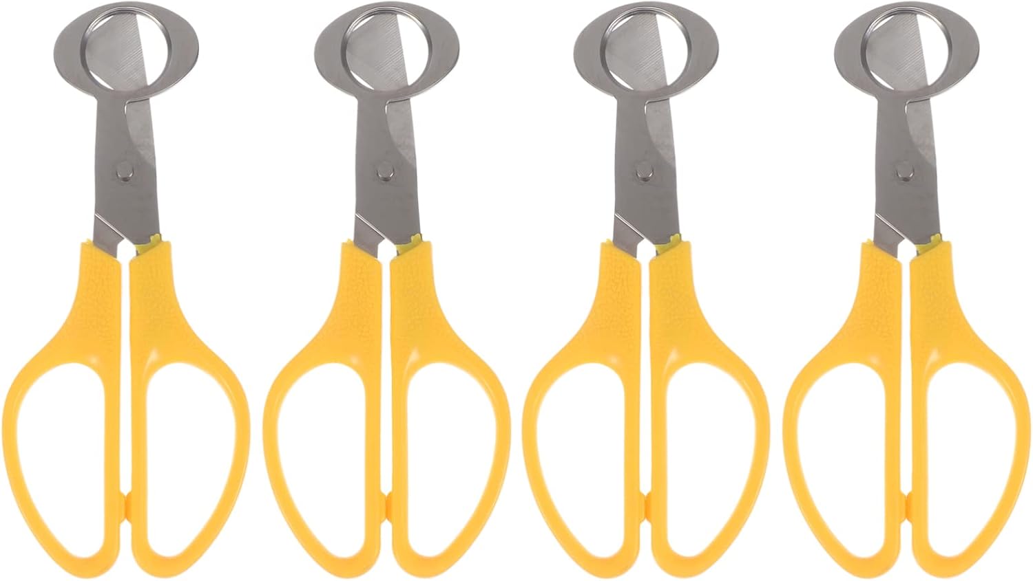 Cabilock 4 Stück Edelstahl Wachtelei-schere Haushaltsschere Für Gebackene Eier Leicht Und Robust Ergonomisches Design Für Sicheren Griff Geeignet Für Küche Und Partys