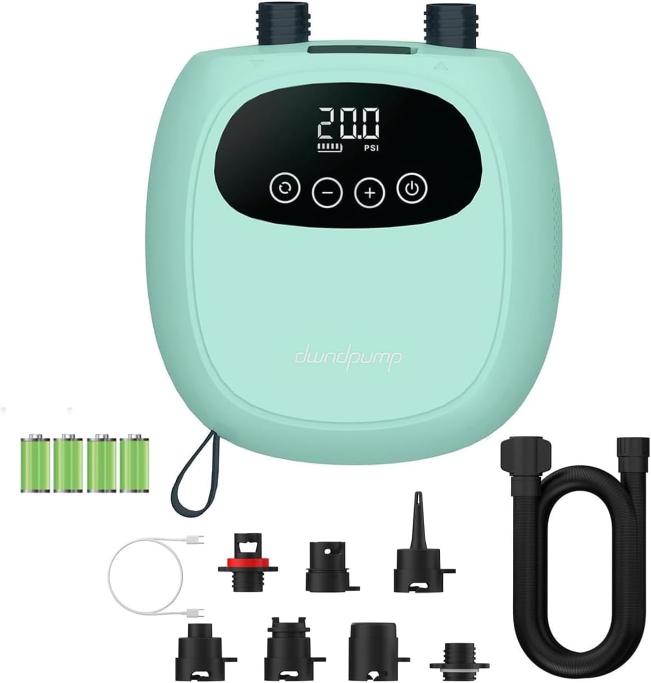 dwndpump SUP Pumpe Akku Elektrische 20PSI, Tragbar Aufblasen und Entleeren