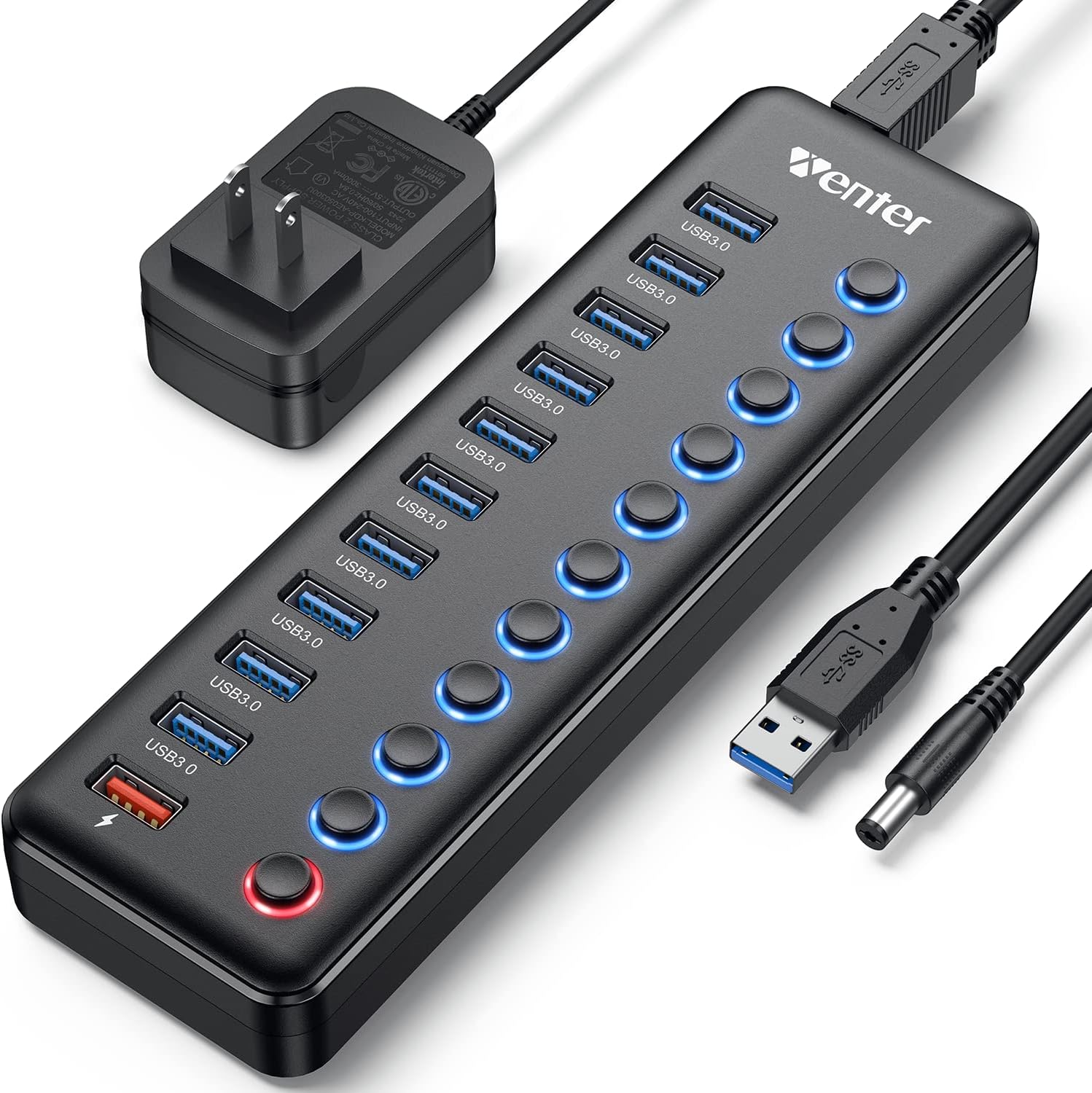 Powered USB hub