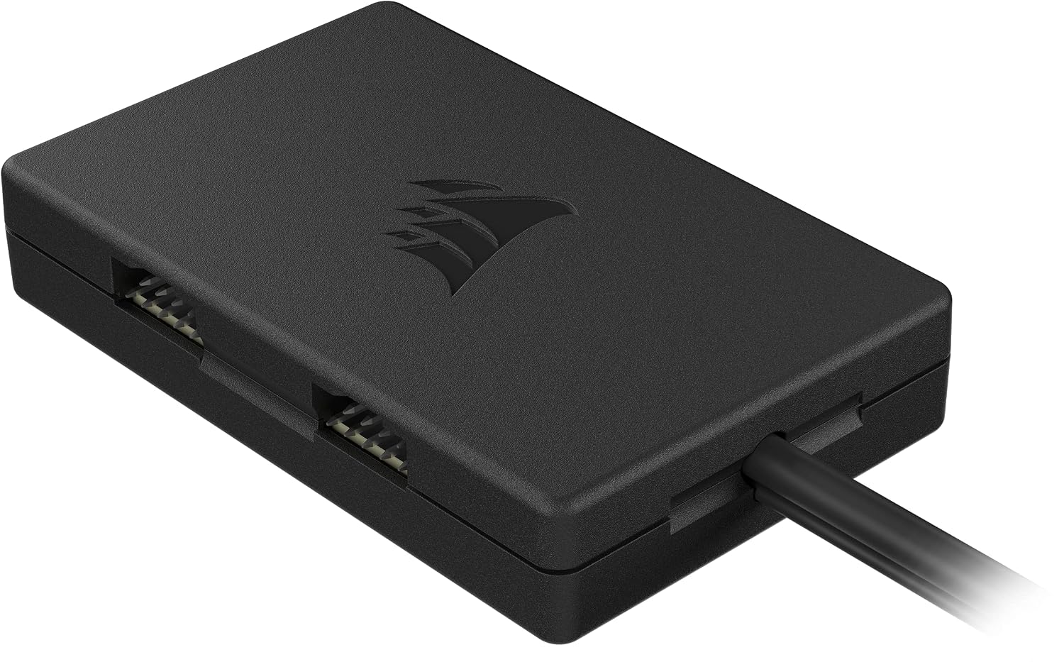 Corsair Interner 4-Port-USB-2.0-Hub – 4X USB 2.0-Anschlüsse 9-polig – Einfache Anbringung per Magnet - Kompatibel mit meisten Intel- und AMD-Motherboards - Schwarz