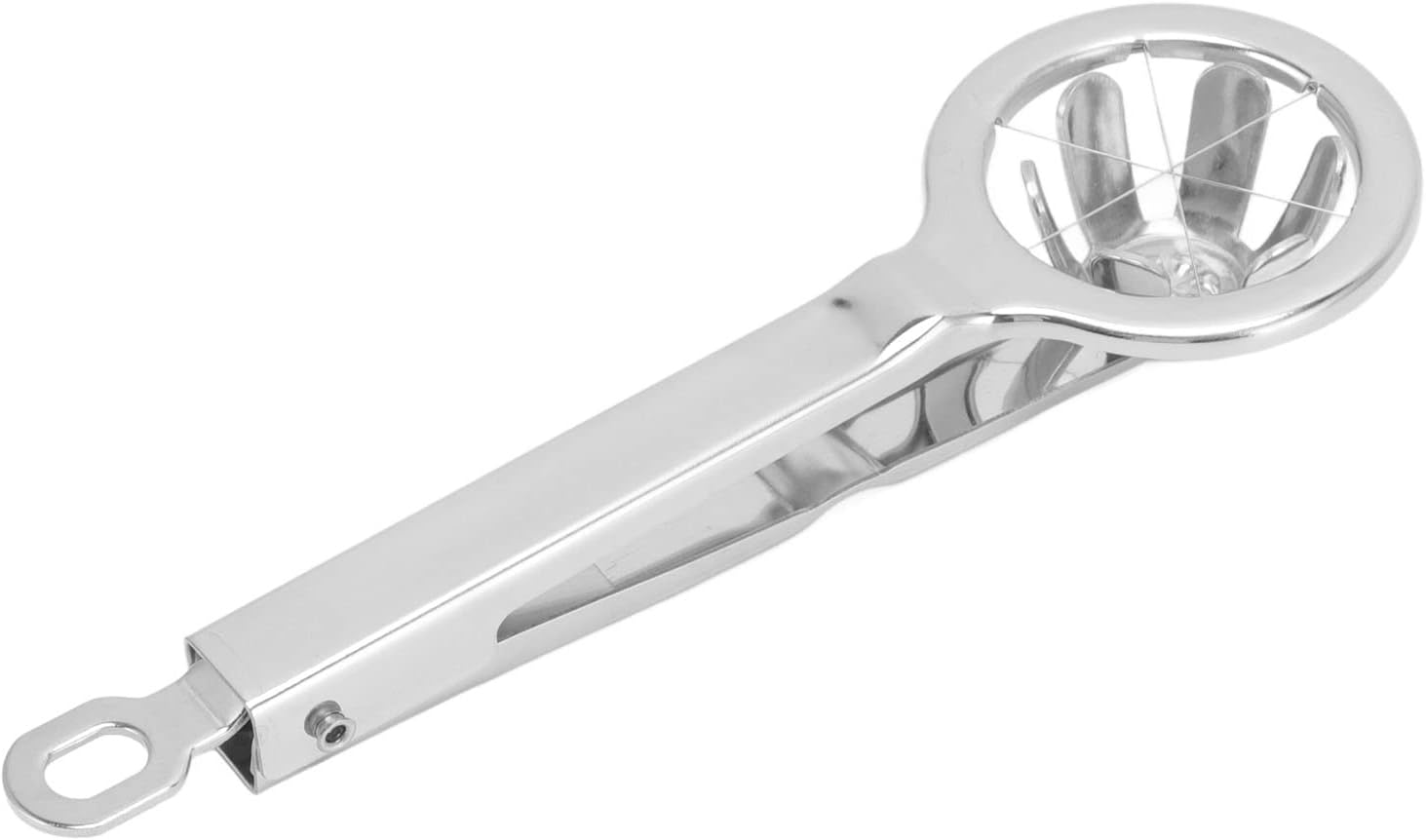 Edelstahl Eierschneider professionelles Küchenwerkzeug -Proof Multi -funktionaler Eiersplitter für Home Restaurant Langlebiges Handheld -Gerät einfach sauber 304 Material