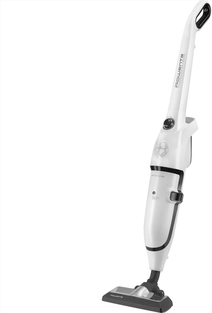 Rowenta RH8037WA Powerline Extreme, Staubsauger mit Beutel und Draht, Fassungsvermögen 2,2 l, Leistung 750 W, Geräuschpegel 77 dB, Weiß