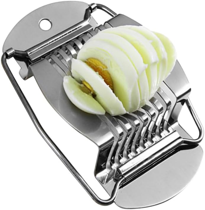 Eierschneider aus Edelstahl 3 Stück für Eier, Kiwis und Erdbeeren