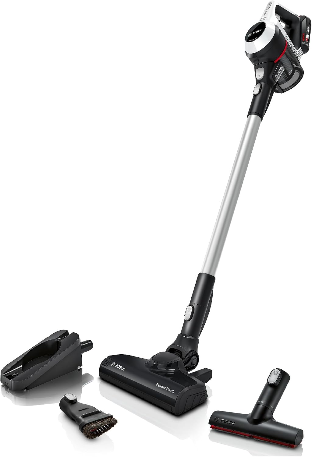 Bosch Akku-Staubsauger Unlimited 6, beutellos, leicht, BCS611AM, Weiß