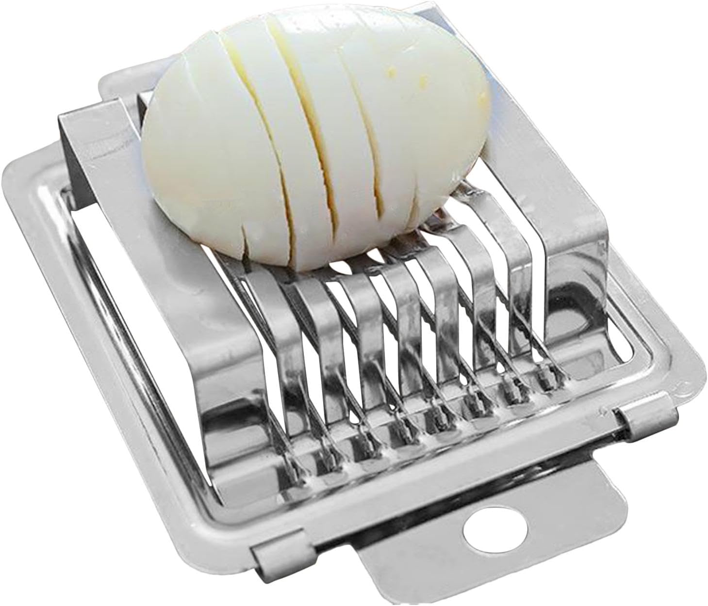 Gekochter Eierschneider, Eierschneider Aus Edelstahl, Splitter Für Konservierte Eier, Eierschneider Aus Lebensmittelechtem Metall, Eier- Und Kartoffelschneider