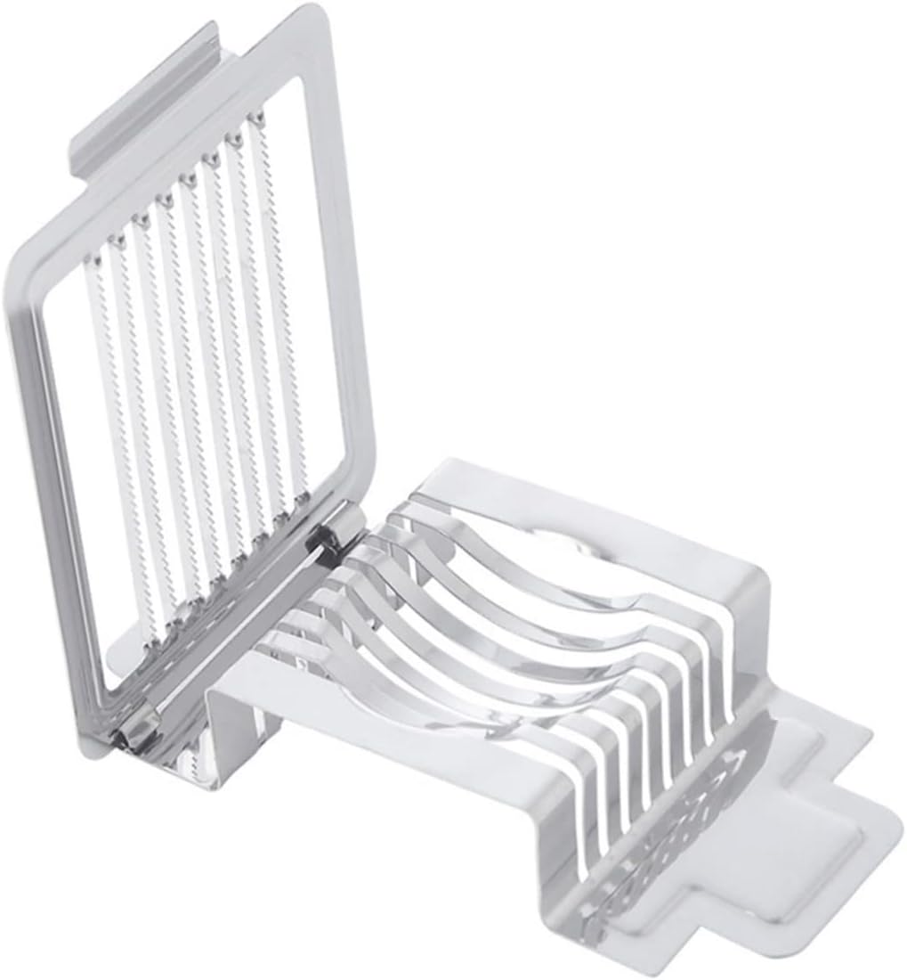Gatuida Edelstahl Eierschneider Multifunktionaler Gemüseschneider Eier Lebensmittel-slicer Küchengerät Für Harte Eier Pilze Käse Und Obst Sicherer Handlicher Küchenhelfer