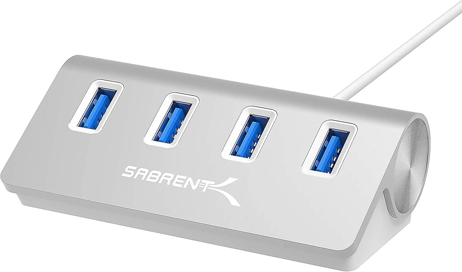 SABRENT USB hub 3.2x1, USB Adapter, USB Verteiler, USB 3 hub mehrfach verlängerung mit EIN/AUS-schaltern und langes Kabel, für PS5, ps5 Konsole, Gaming PC, USB Stick, Keyboard, MacBook (HB-MC3B)