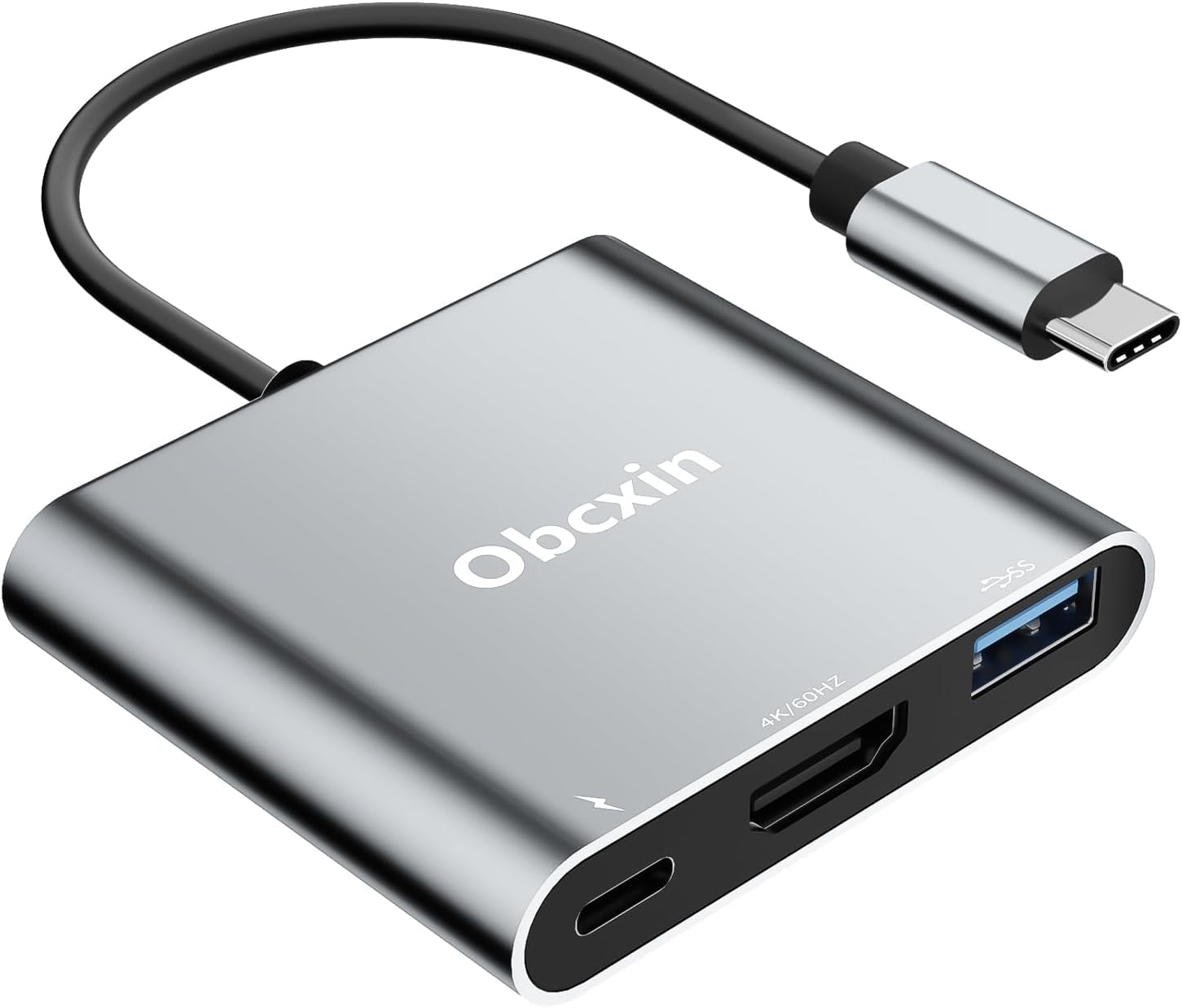 USB C Hub 8-in-2, USB C Adapter mit USB 3.0, 2X USB 2.0, SD/TF Kartenleser, Dual USB-C/USB-A, Aluminium Dockingstation für MacBook Pro/Air, iPad Pro, Surface Pro