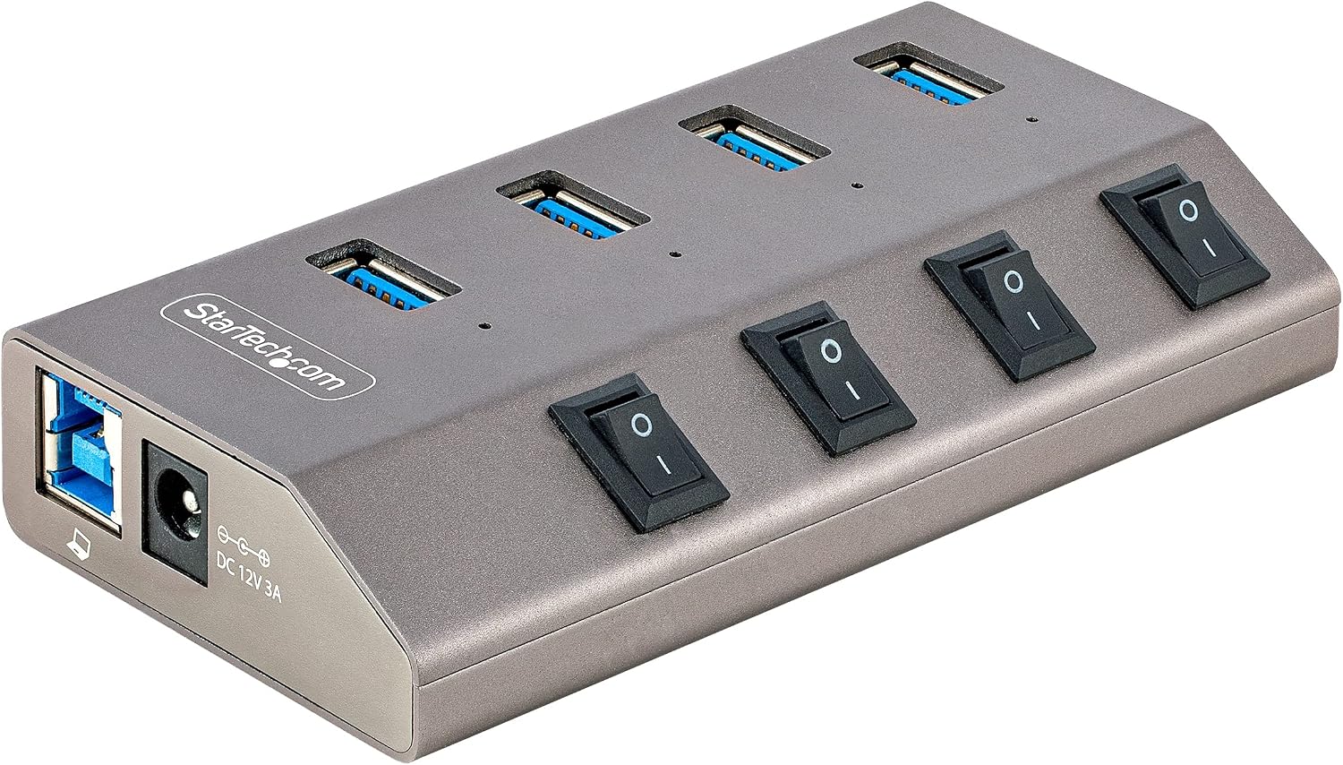 StarTech 4-Port USB-C Hub 5Gbps mit Schaltern, EU (5G4AIBS-USB-HUB-EU)