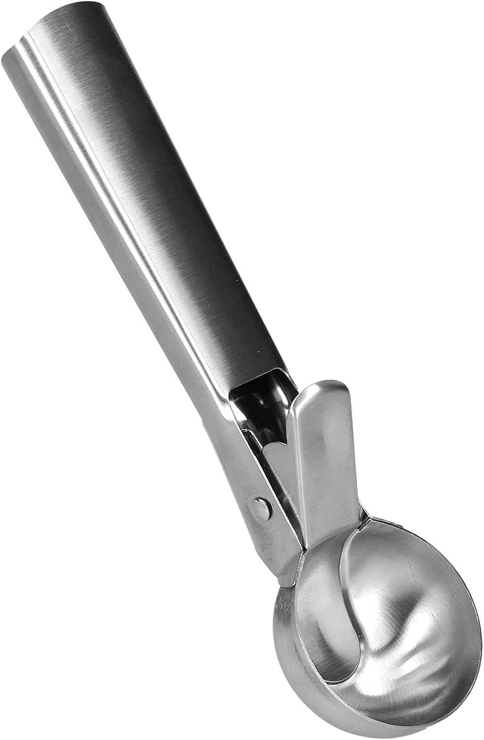 Ice Cream Scoop Non Stick, Eisportionierer mit (SILVER)