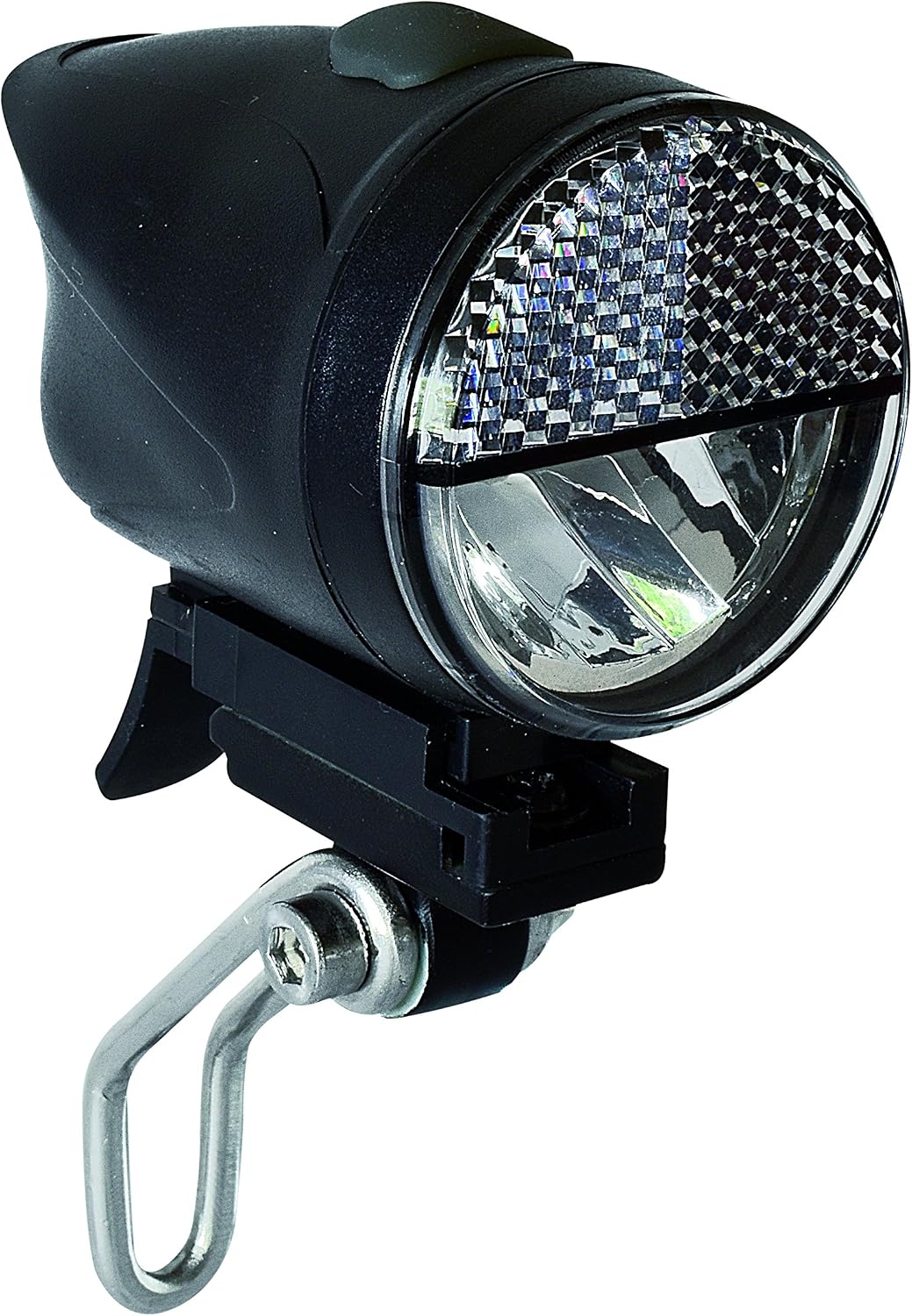 BÜCHEL Fahrradlicht Vorne LED I 40/15 LUX I StVZO zugelassen mit bis zu 5h Akkulaufzeit I Aufladbarer Frontscheinwerfer, Fahrradvorne, Fahrrad Licht, Front Fahrradlampe, Micro-USB