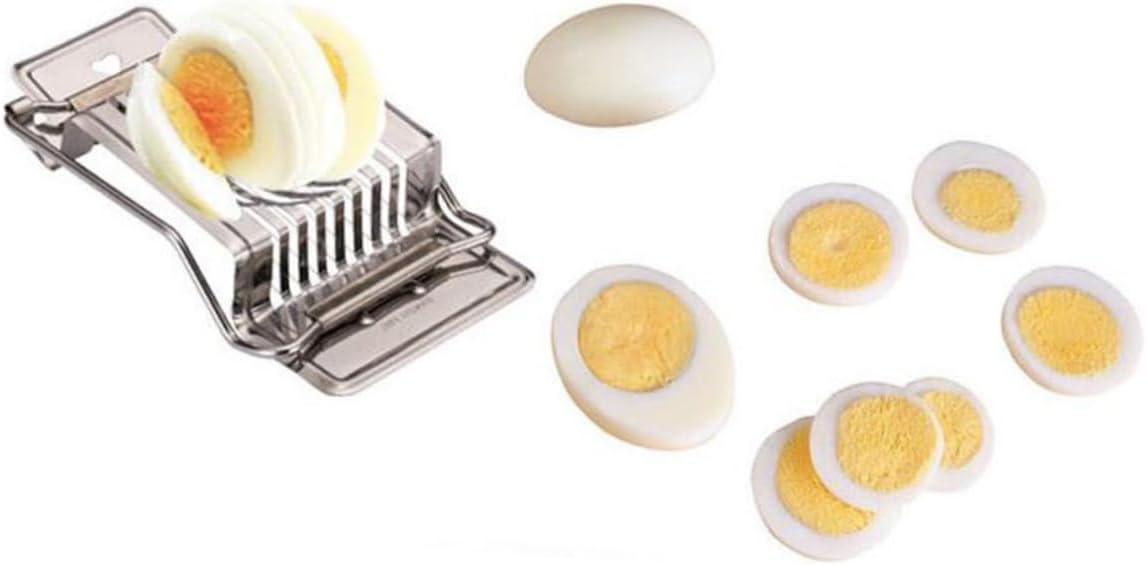 Eierschneider Für Gleichmäßige Scheiben Multifunktionaler Einfacher Eier Cutter Für Gekochte Eier Für Frühstück Und Snacks Einfach Zu Reinigen