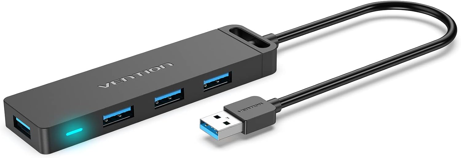 VENTION MacBook USB Adapter, Mac Hub mit Dual USB C, Abnehmbarem Magnetischen USB-C-Stecker, PD 140W / 8K@240Hz / 80Gbps Max., Kompatibel mit Allen Laptops/iPads, Silber