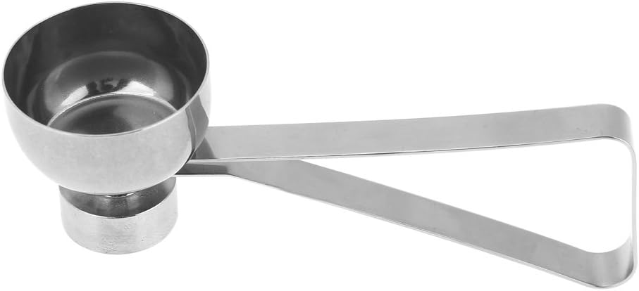 Tyenaza Egg Cracker Topper, Egg Topper Cutter mit Eierschalenöffner aus Edelstahl, sauberer Öffner zum Entfernen von weichen oder hart gekochten Eierschalen(Small)