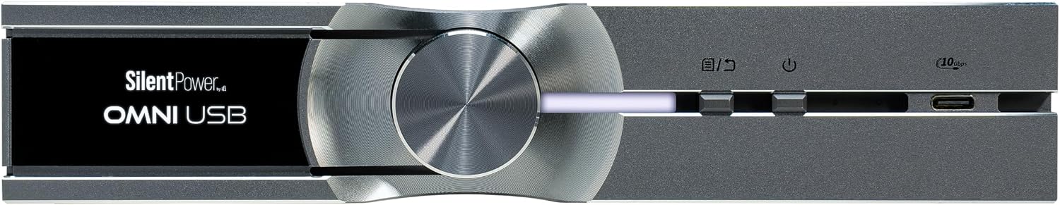 iFi SilentPower | OMNI USB, optisch isolierter audiophiler USB-Hub, Vollelektrische Isolierung mit aktiver Rauschunterdrückung, ultraschnelle USB 3.2 bis 10 Gb/s