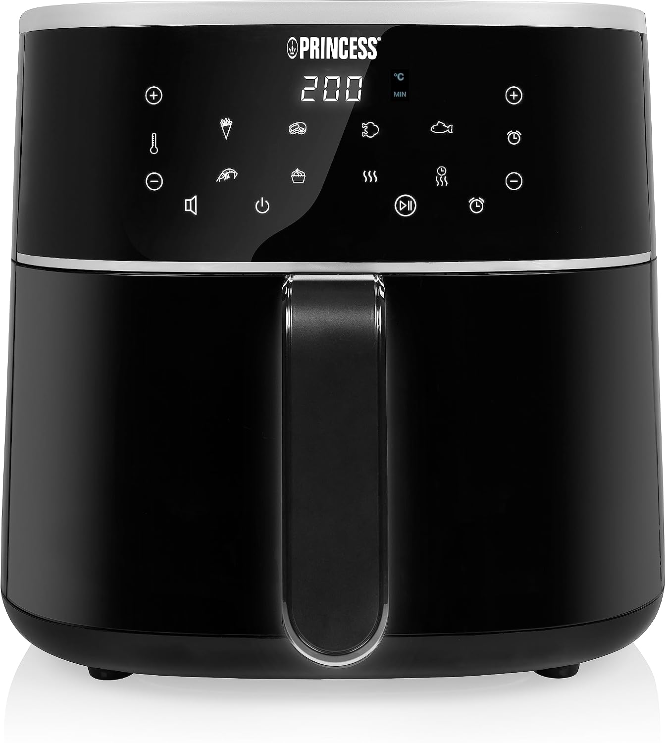 Princess Digitale Heißluftfritteuse, 8 L, 1800 W, für die ganze Familie