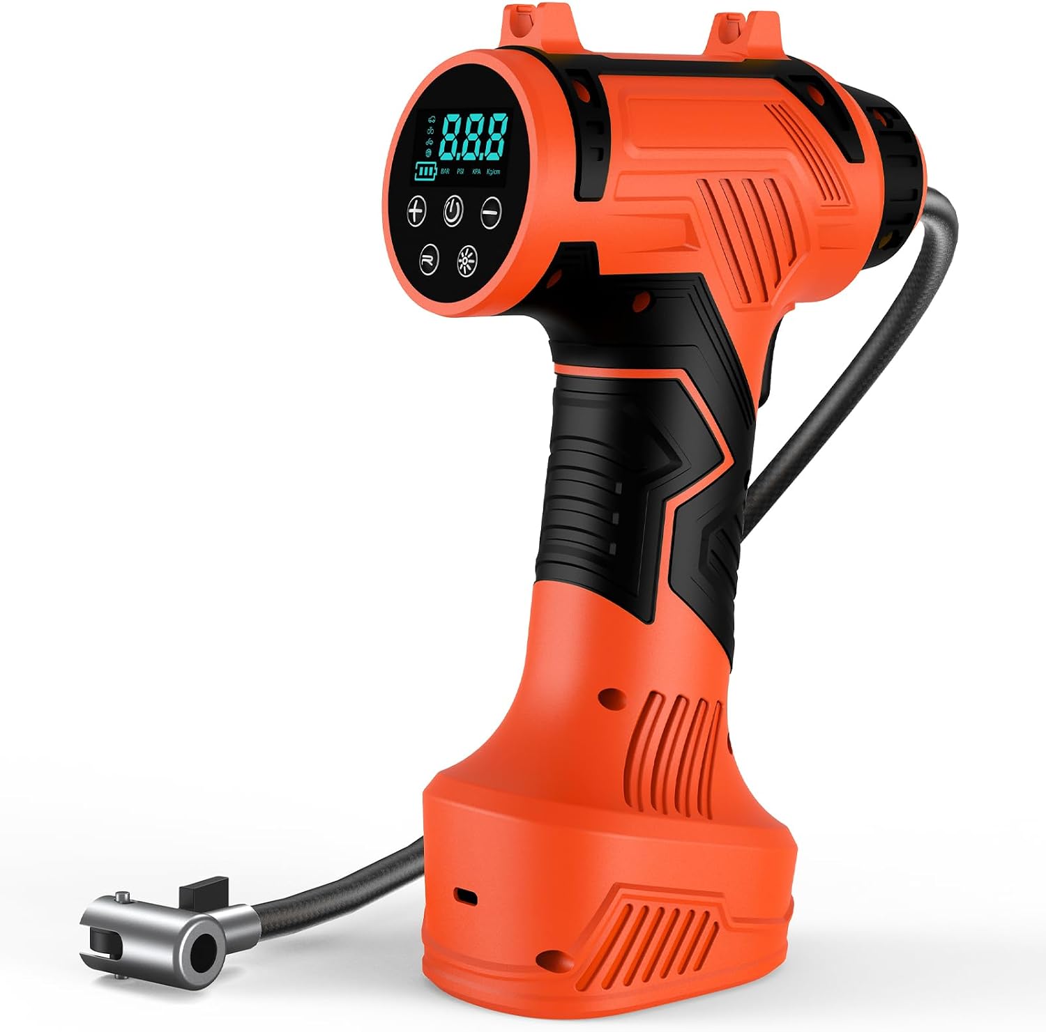 Elektrische Auto Luftpumpe 150PSI,4 Voreingestellte Modi für, LED