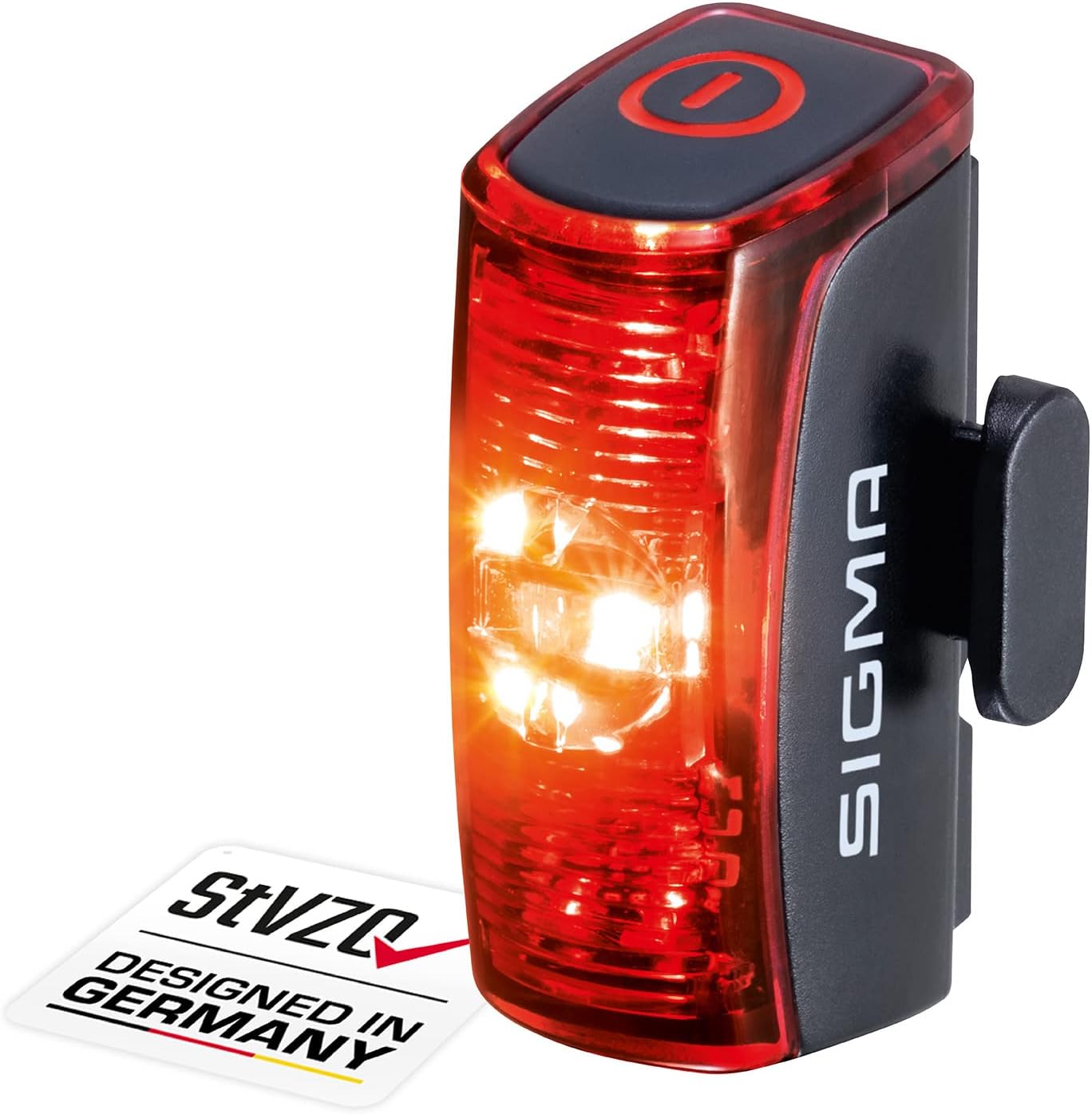 SIGMA Hiro 30 | StVZO-konformes LED-Fahrradrücllicht | USB-C