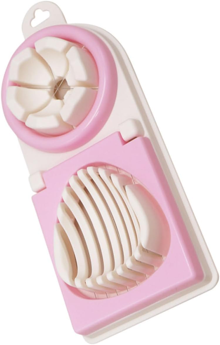 VALICLUD Multifunktionaler Eierschneider aus Ergonomischer Küchen Slicer für Gekochte Eier Erdbeeren und Pilze Sicherer Langlebiger Obst und Gemüseschneider für Haushalt und