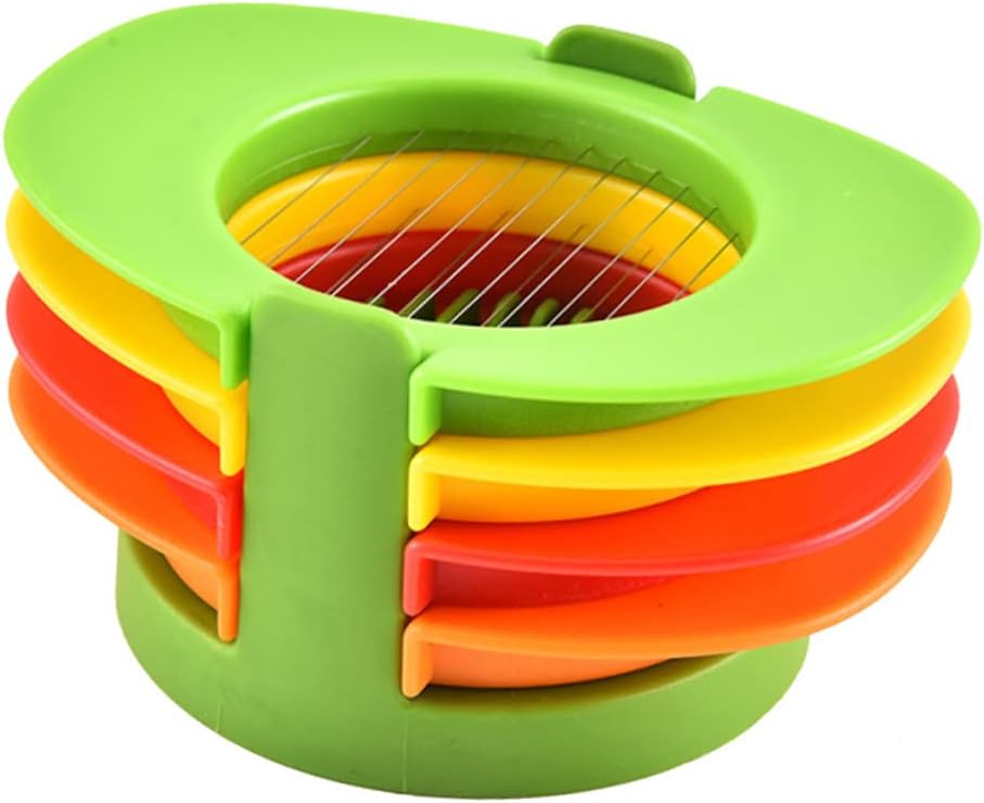 Eierschneider 4-in-1 aus Edelstahl mit Pp, Eiertrenner