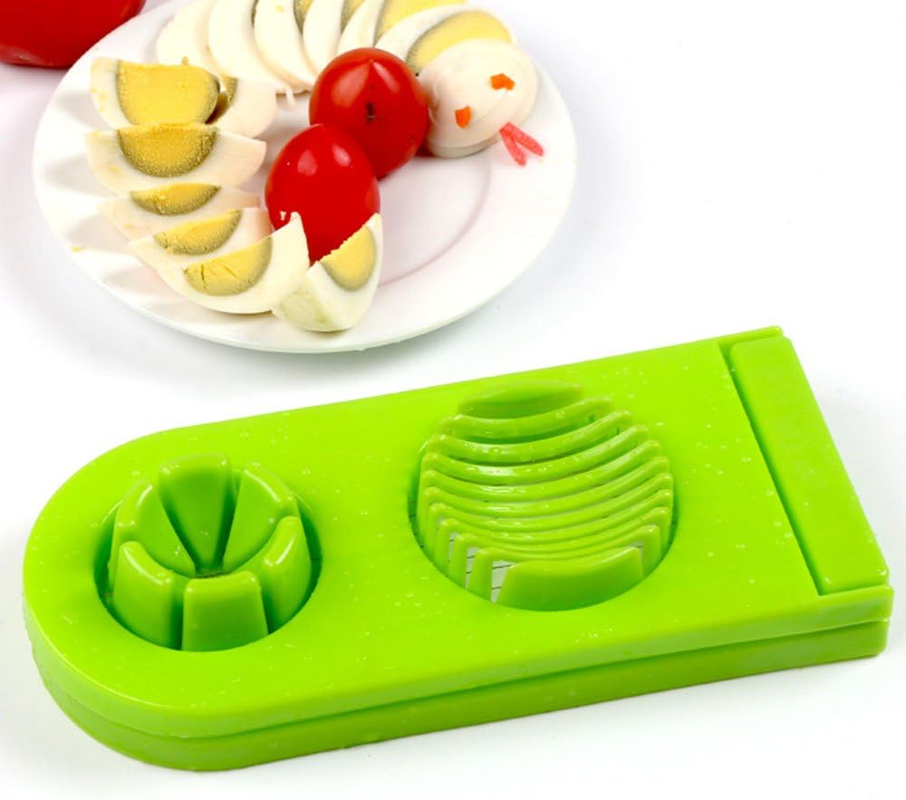 2 Verwendung Ei Cutter & Schneide Edelstahl Klingen Ei Dicer Pilz Fruit Strawberry garnieren Werkzeug