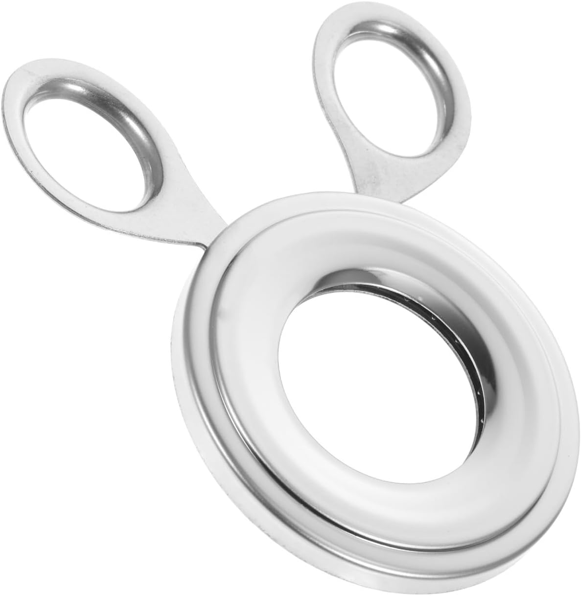 Holibanna Eierschalenöffner, Eierschneider, Eierdeckelentferner aus Edelstahl, silber, 1 Stück, zur schnellen Eierschalenentfernung in der Küche